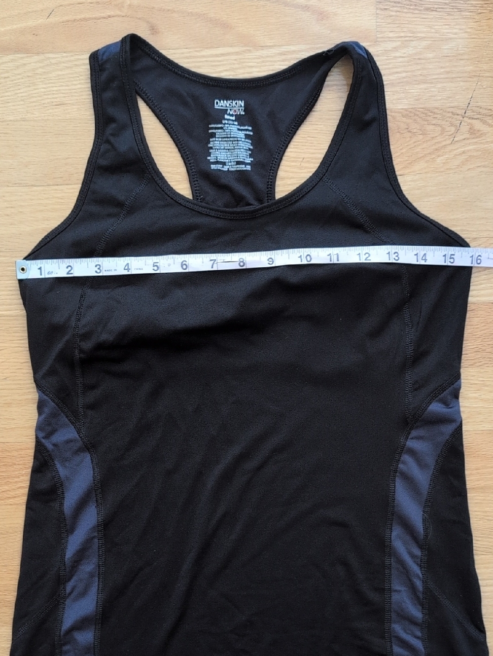 Danskin Now Dri More Fitted Racerback Tank Top With Built In Bra - Picture 4 of 6